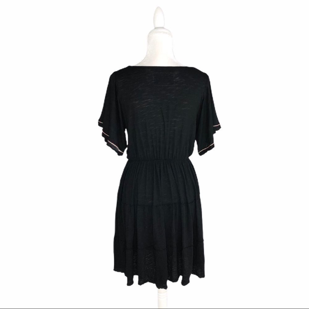 Pitusa Inca pima Campesino black minidress coverup beach swim medium - Picture 10 of 14